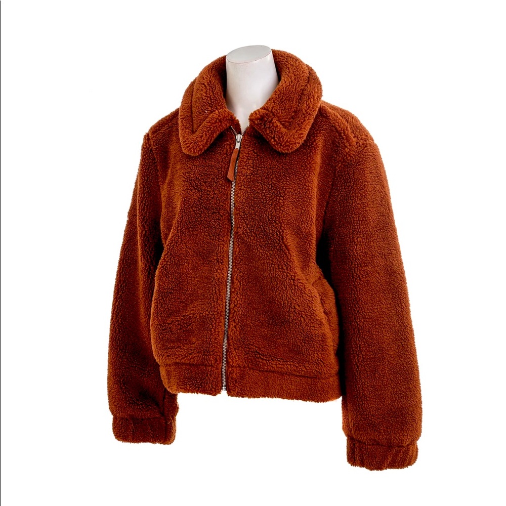 GAP Women's Cropped Sherpa Jacket